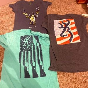 Browning & John Deere women’s tshirts